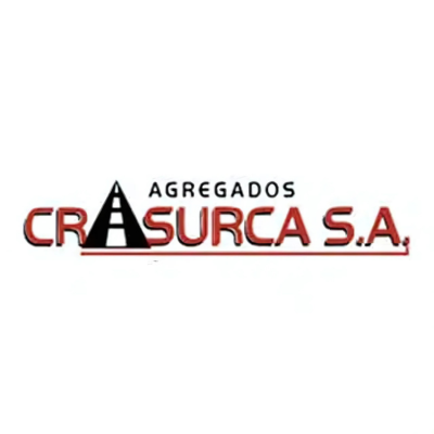 Logo de Agregados Crasurca, compañía proveedora de materiales para construcción