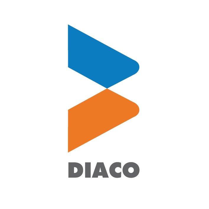 Logo de DIACO, empresa siderúrgica líder en Colombia