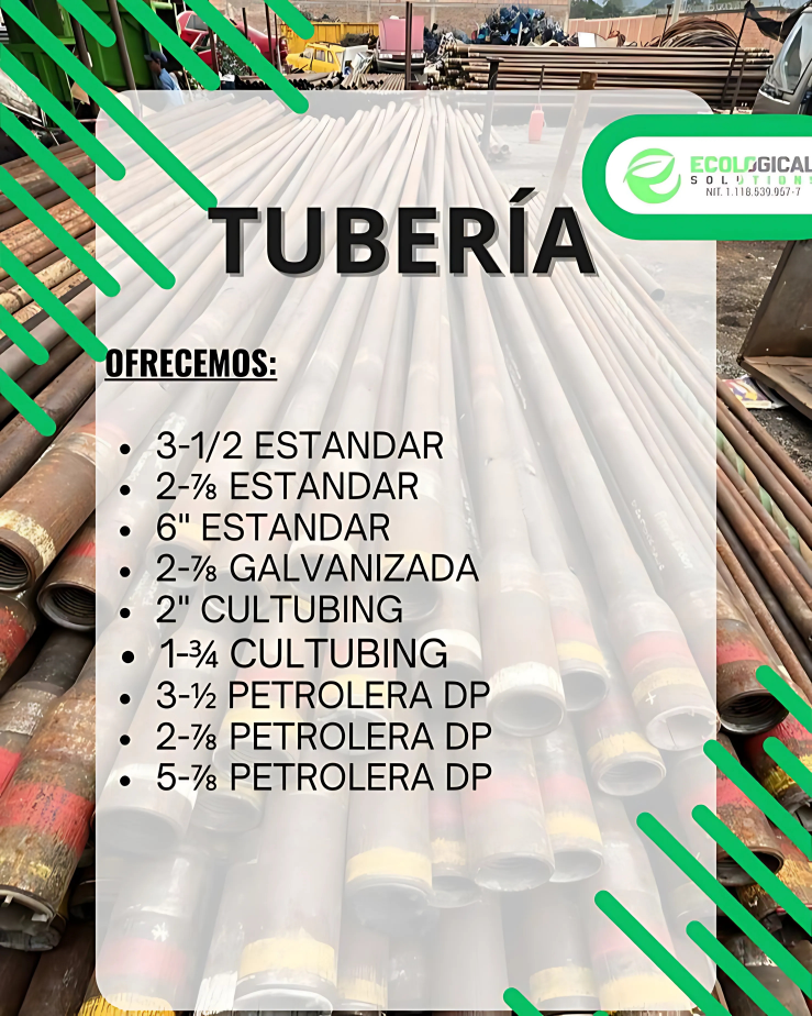 tuberia petrolera ecological Tubería petrolera disponible para compra y venta en Yopal